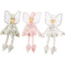 Подвеска эльф HOUSE OF SEASONS, 25х18х14 см, кремовый/персиковый/зеленый 83949